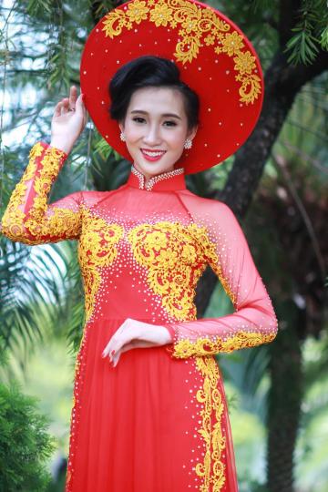 Áo dài cưới 009